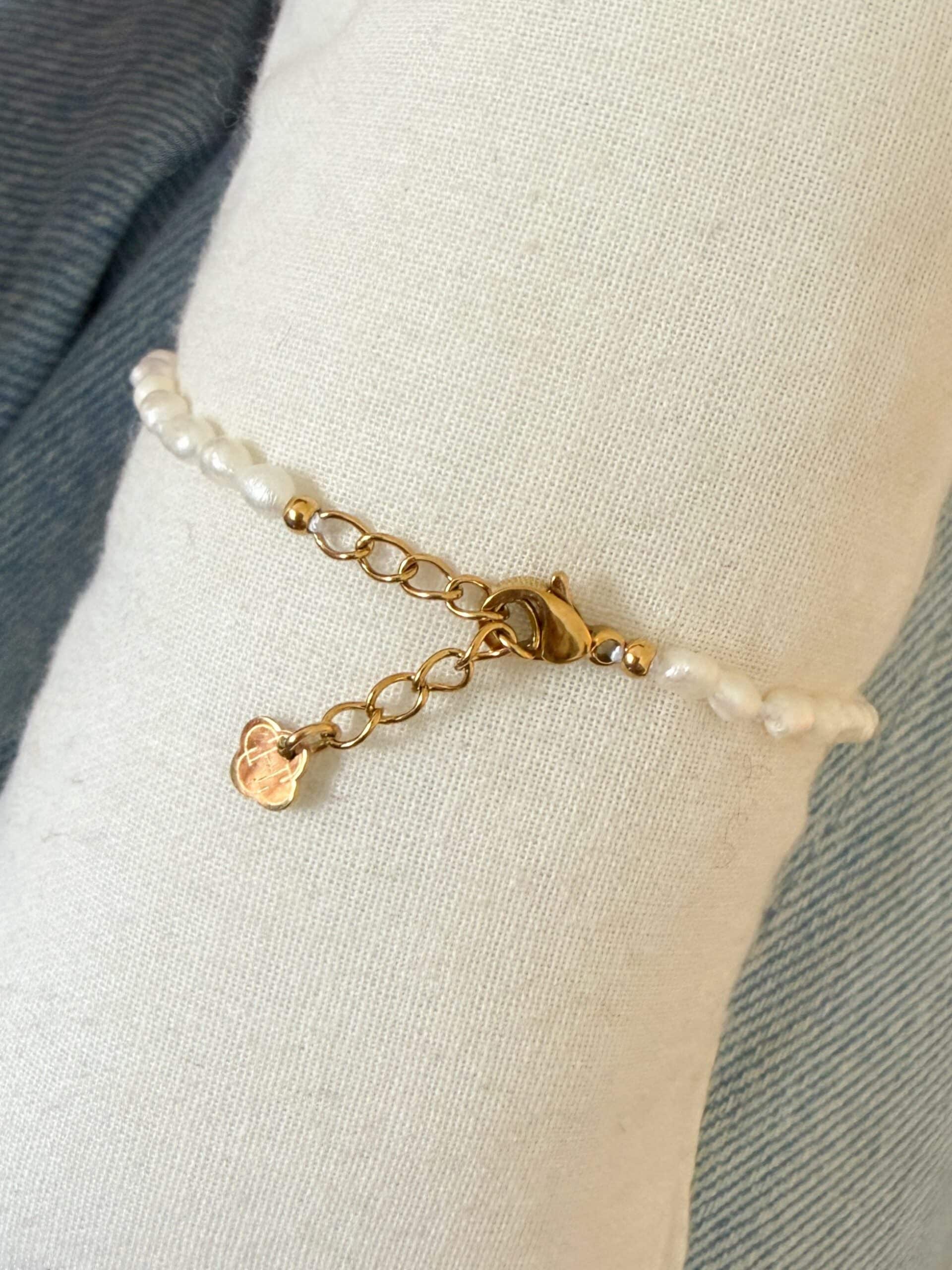 Bracelet PERLES blanches – Image 3