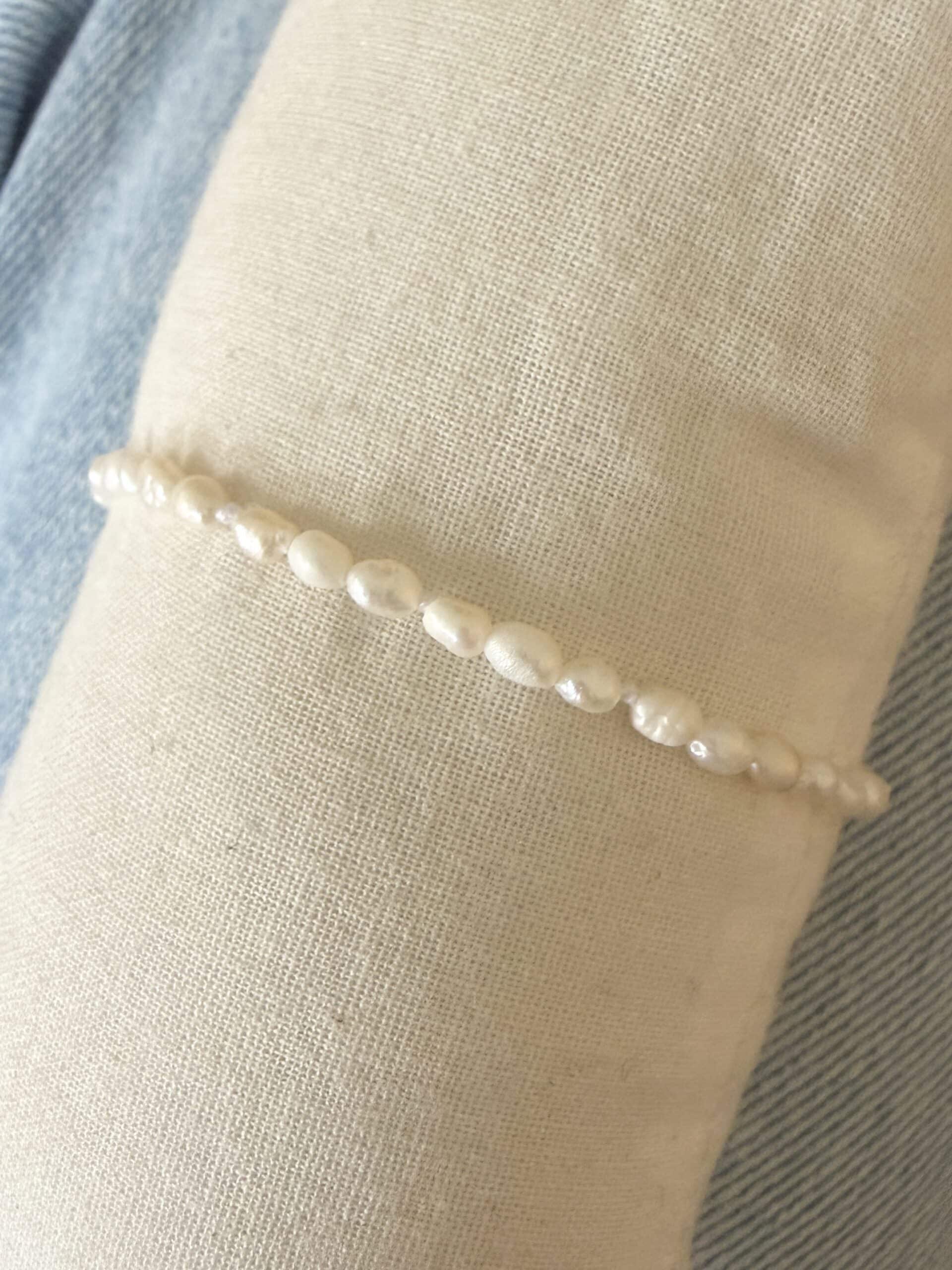Bracelet PERLES blanches – Image 2
