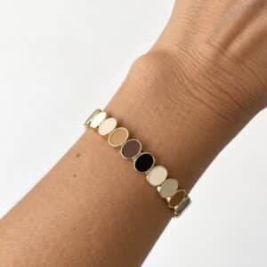 Bracelet ROSALIE - Multicolore beige