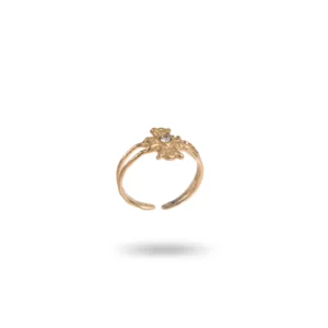 Bague fine au doigt martelée avec petit strass - bijou en acier inoxydable La boutique de Cha  Bague composée d'un double rang et supplantée d'un petite croix avec strass en son centre