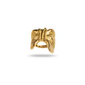 BAGUE GROS NOEUD - Doré