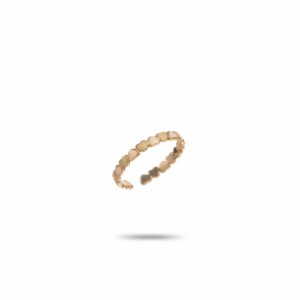 Bague CŒURS À LA CRÈME - doré