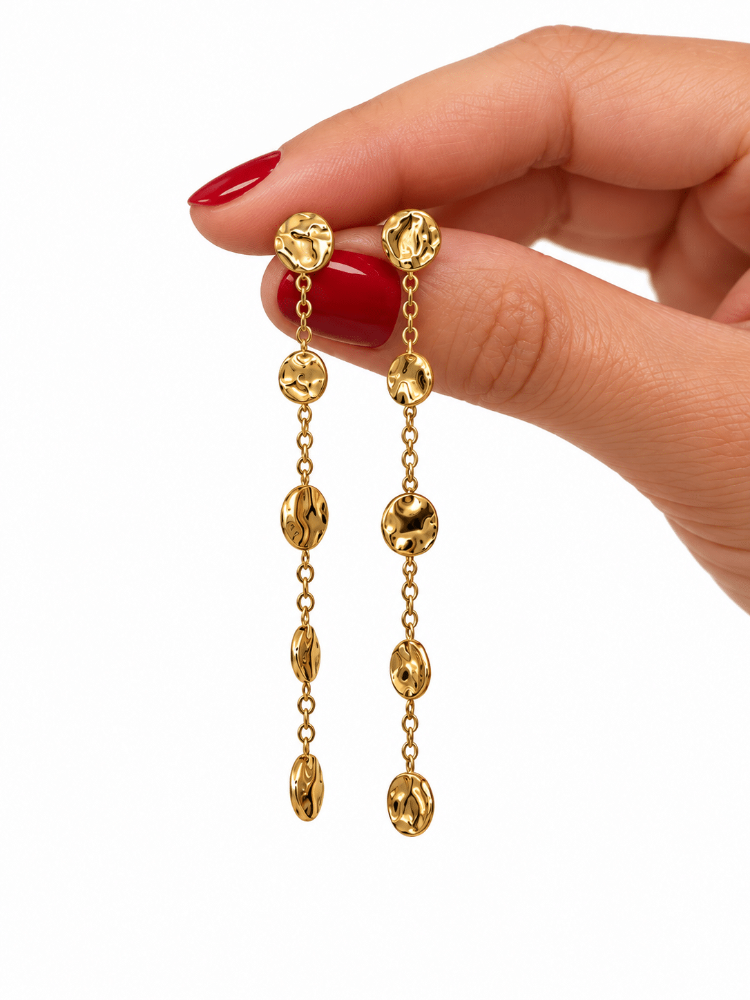 Boucles d'oreilles pendantes MARNIE - Doré