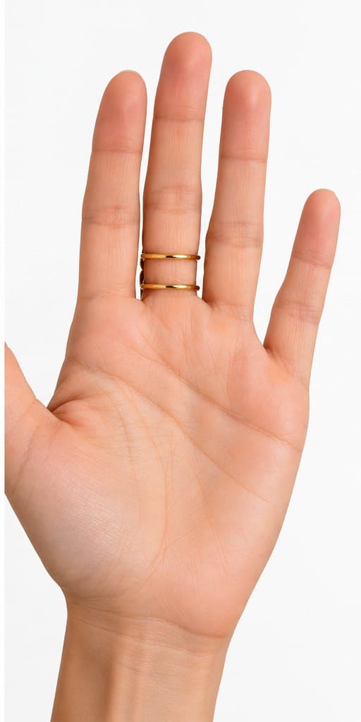 Bague INDIE - Doré – Image 4