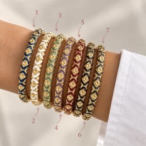Bracelet fantaisie émaillé