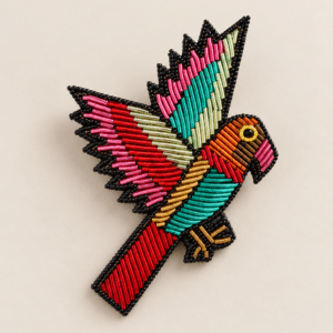 broche perroquet