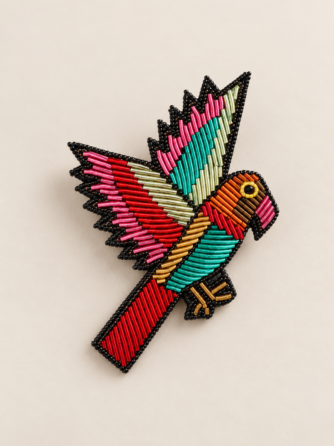 broche perroquet